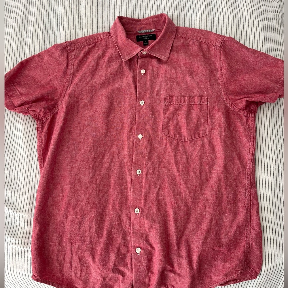 Banana Republic Linen Slim Fit Men’s Shirt
